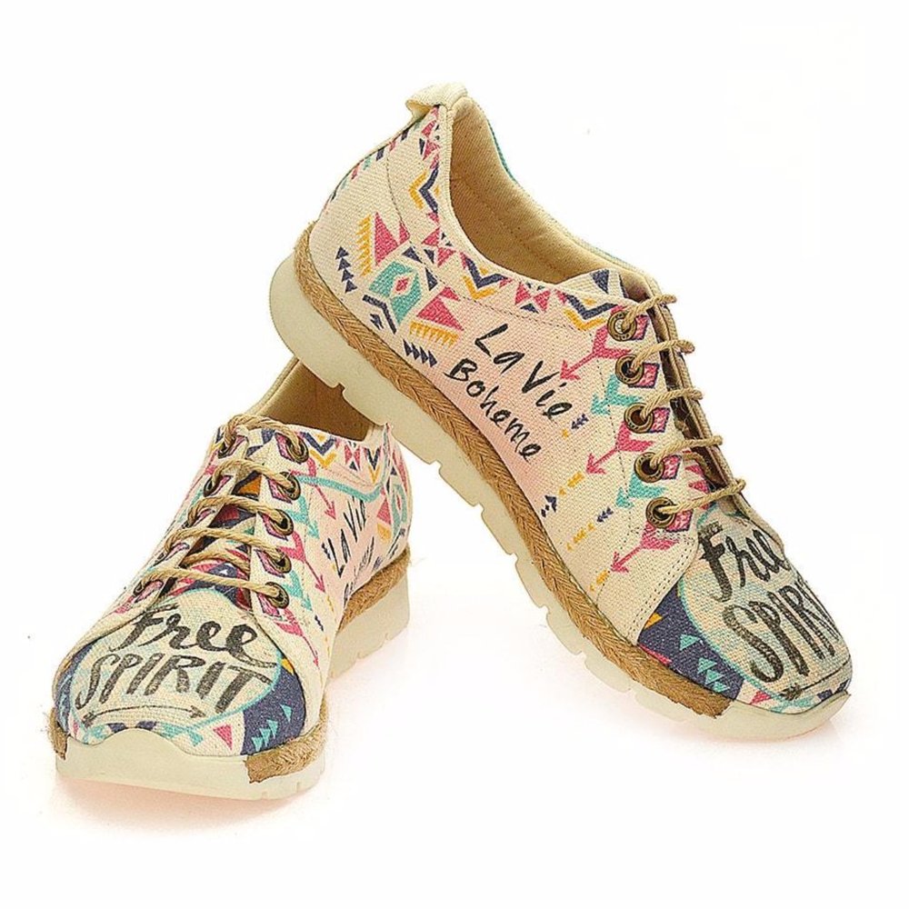 Goby Shoes - La Vie Boheme Free Spirit Sneakers - Picture 2 of 6